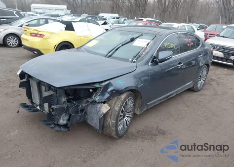 2014 Kia Cadenza Premium из США, поврежденный, VIN KNALN4D71E5124640